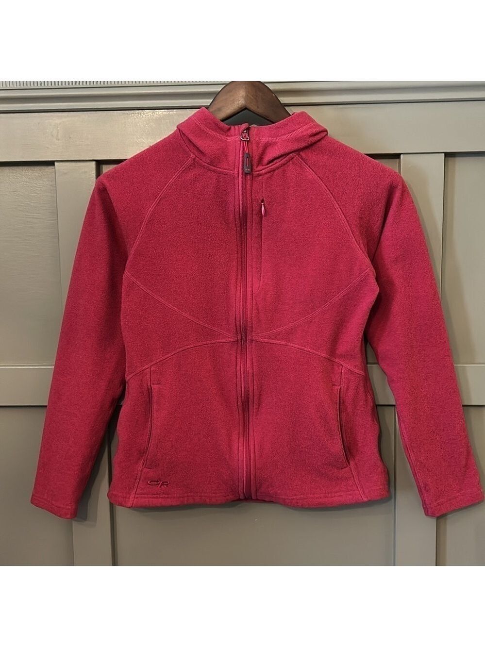Outdoor Research Soleil Hoody Fleece Full Zip Pink Packable Size Small